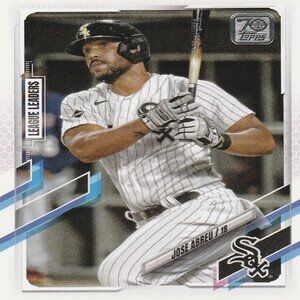 Jose Abreu - 2021 Topps 70th Anniversary Series 1 League Leaders Card